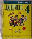 Arithmetic 4 Work Text Teacher Key Traditional Arithmetic Series