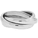 Inox Jewelry Intertwined 316L Stainless Steel Ring