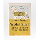 'Go by Shanks' Pony' Mounted Print||EVAEX