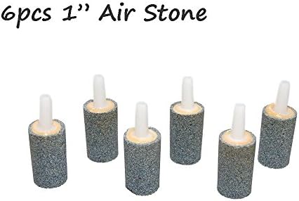 6 pcs Air Stone 1" Aquarium Fish Tank Aerator Diffuser