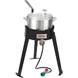 Bayou Classic Stoves Aluminum Fish Cooker With High Pressure Outdoor Stove