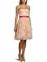 Betsey Johnson Women's Dress With Full Skirt,Blush,0
