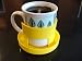 NEW YELLOW KUP BUDDY DRINK HOLDER FOR CUPS/CANS/BOTTLES