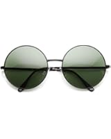 zeroUV - Super Large Oversized Metal Round Circle Sunglasses