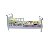 Dream On Me Toddler Sleigh Bed - White