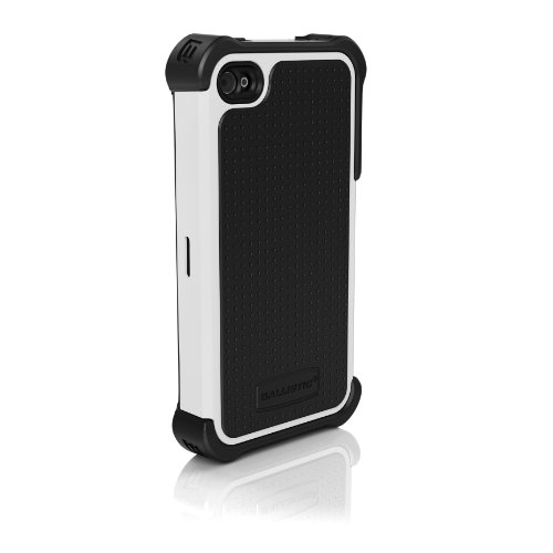 Ballistic SX0907-M385 SG MAXX for Apple iPhone 4/4S  - 1 Pack - Retail Packaging - Black/White