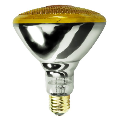 100 Watt Yellow Bug Light BR38 Weatherproof Flood 230 Volt 2000 Life Hours Satco S5004 41YcmU6Ed4L 100 Watt Yellow Bug Light BR38 Weatherproof Flood 230 Volt 2000 Life Hours Satco S5004