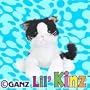 Webkinz Collectible Lil'Kinz Mini Plush Stuffed Animals Black & White Cat