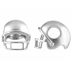 Storywheel Football Helmet Bead Charm in Sterling Silver