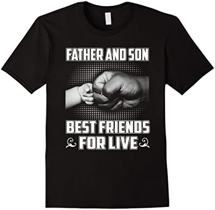 Men's Father And Son Best Friends For Life shirt 2XL Black