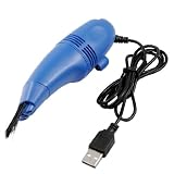 Gino Computer PC Laptop Plastic USB Powered Mini Vacuum Cleaner Blue Gino Computer PC Laptop Plastic USB Powered Mini Vacuum Cleaner Blue