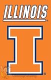 Illinois Fighting Illini 2Sided Large House Flag Banner