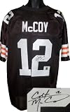 Colt McCoy Autographed/Hand Signed Cleveland Browns Reebok Premier EQT Brown Jersey- McCoy Hologram
