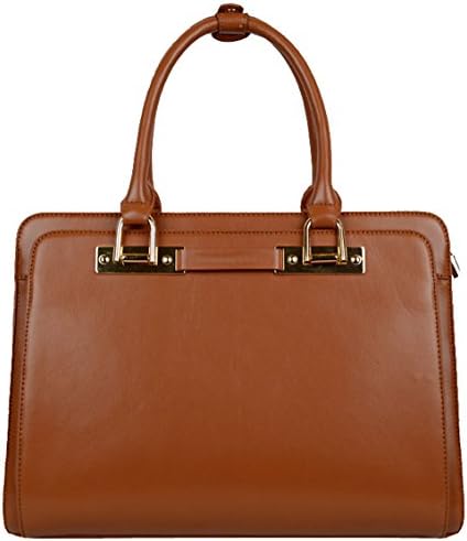 SAIERLONG Women's Cross Body Bag Handbag Tote brown Cow Leather - tetragonum square Briefcase OL commuter