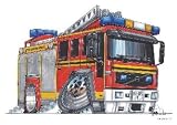 Review The Moneyman  / VOLVO FIRE ENGINE KOOLART image ceramic mug 1846