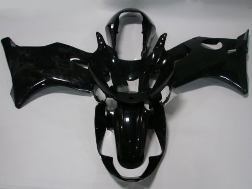 1999-2000 Honda CBR 600 F4 Unpainted Black Complete Fairing Plastic Cowl Kit ABS