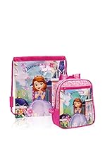 Disney Mochila x 2 Sofia (Rosa)