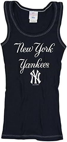Women's MLB Team Logo Classic Tank Top (New York Yankees, XL)