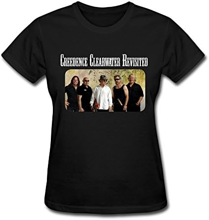KIMMA Lady Creedence Clearwater Revival Band T-shirt - Black S