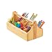 Sturdy Wooden Crayon Caddy with Eight Compartments