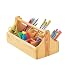 Sturdy Wooden Crayon Caddy with Eight Compartments