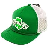 GUINNESS BEER FLAT BILL SNAP BACK FOAM MESH HAT CAP NEW