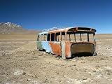 Bus Wreck, Near Chilean Border, Salar De Uyuni, Bolivia, South America Photographic Poster Print by Mark Chivers, 32x24