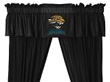 Jacksonville Jaguars NFL "Locker Room Collection" Window Valance by Sports Coverage (88" x 14")