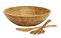 Lipper International Bamboo Salad Bowl with Salad Servers