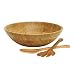 Lipper International Bamboo Salad Bowl with Salad Servers