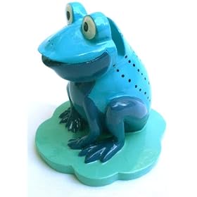 Click here to buy Frogs Themed Unique Novelty Decorative Eyeglasses Holder - Blue.