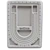 Bead Design Beading Board Gray Flock With Lid 9 X 12 Inches