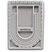 Bead Design Beading Board Gray Flock With Lid 9 X 12 Inches