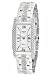 Geneve Italy 14k Solid White Gold and Diamond Ladies Rectangle Large Watch