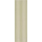 Surya Farmhouse Stripes Apple Light Green Stripes Contemporary 2' 6 x 8' Runner Rug (FAR-7010)