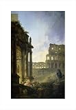 Landscape of Italy by Hubert Robert,13.9 in. x 20 in.