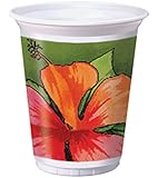 Creative Converting 8 Count Plastic Cups, 16-Ounce, Bamboo Weave