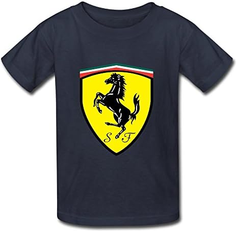 Baby's Ferrari Logo T Shirt Navy