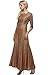 ANGVNS Women Lace 2/3 Sleeve Bridesmaid Homecoming Gown Dress