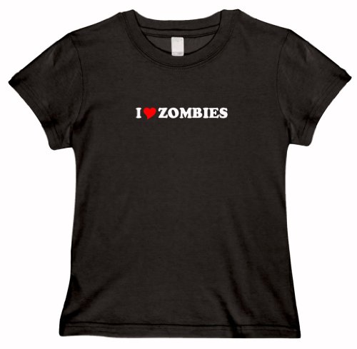 Gildan I Love Zombies Missy Women’s Fit Regular T-Shirt