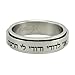 FORGIVEN JEWELRY Christian Unisex Stainless Steel I am My beloved's, and My Beloved is Mine. Songs of Solomon 6:3 Hebrew Spinner Chastity Ring