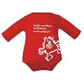 Baby Body Gebt mir Milch und keiner wird verletzt B�R , Babybody 1/1-Arm, in 14 Farben, Gr��en 50 - 98