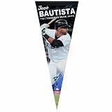 MLB Toronto Blue Jays Jose Bautista Premium Quality Pennant 12-by-30-Inch