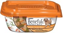 Beneful Prepared Meals Simmered Chicken Medley Dog Food, 10-Ounce Plastic Containers (Pack of 8)