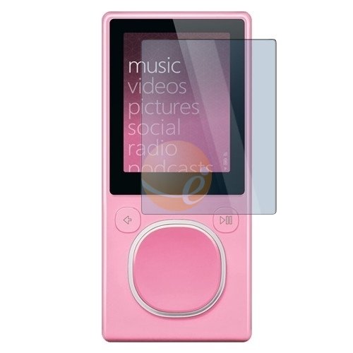 Reusable Transparent LCD Screen Protector for Microsoft Zune Gen2 4G/8G mp3 player