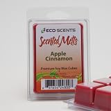 2-Pack Apple Cinnamon EcoScents Scented Wax Melts - Maximum scent load delivering 120+ hours of fragrance.