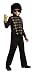 Michael Jackson Costume, Child's Deluxe Military Jacket, Black Costume (Small)