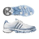 Adidas 2008 Ladies Powerband Sport Golf Shoes - White Freeze Metallic Silver - 738116 by adidas