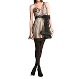 A.B.S. Tan One-Shoulder Dress