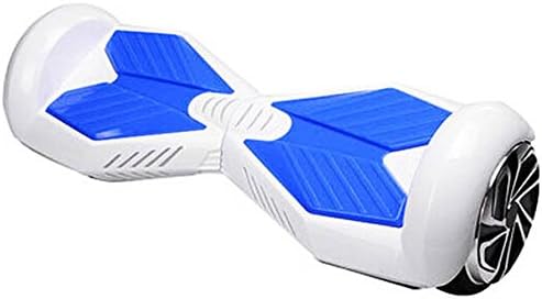 Bedicar Two Wheels Smart Self Balancing Scooters Drifting Board Electric Personal Transporter-outdoor Sports Kids Adult Transporter with LED Light (white+blue)